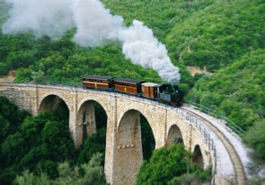 19th century steam train